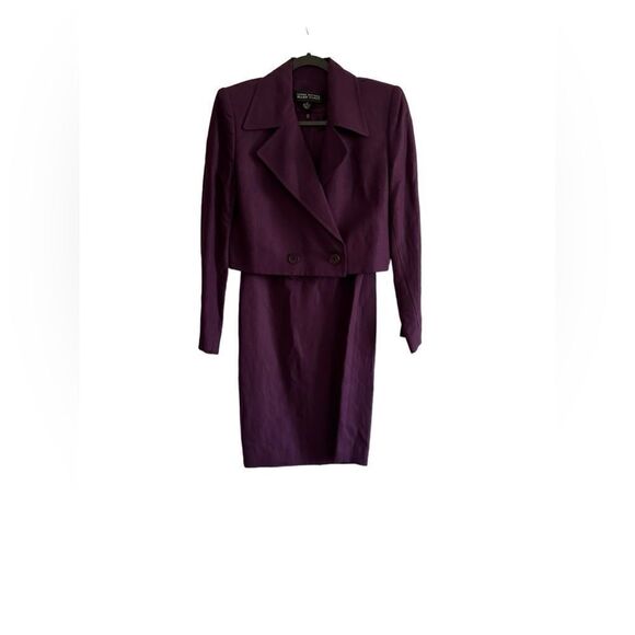 LINDA ALLARD ELLEN TRACY VINTAGE
Dress Suit Sz 4 Linen Mix - Picture 1 of 10